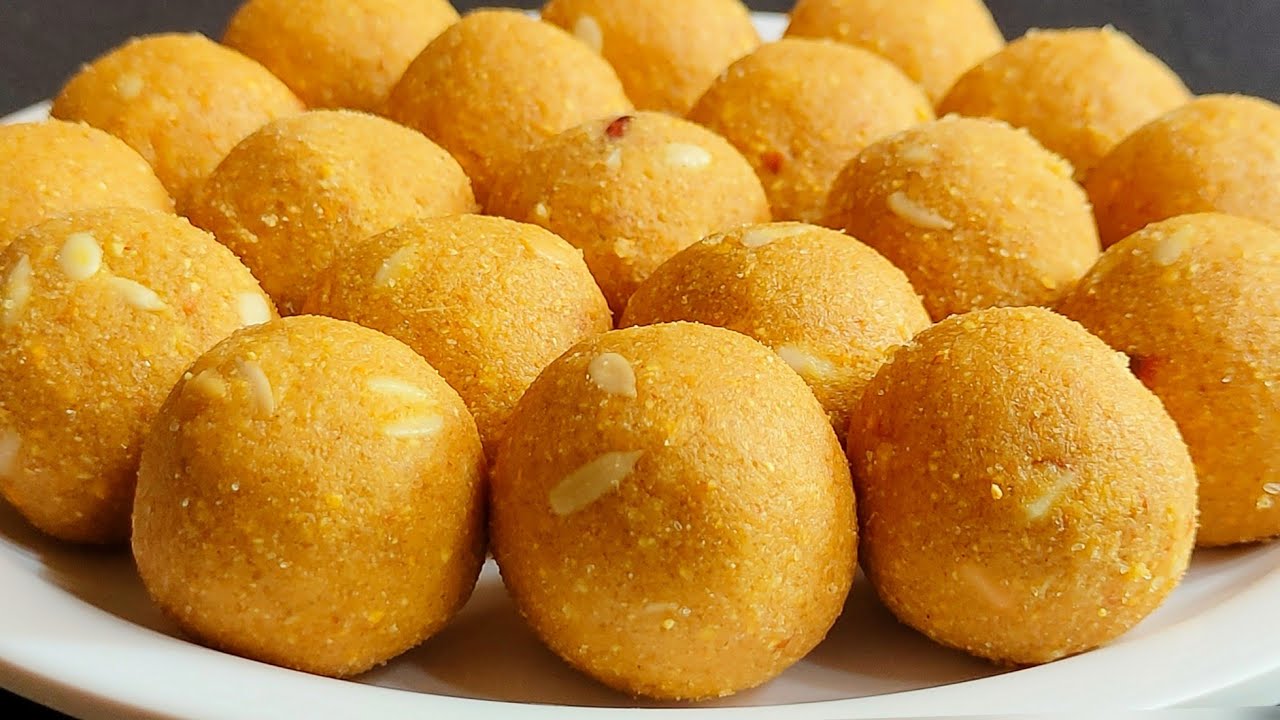 इस तरीके से लडडू आपने कभी नहीं बनाएं होगें बिना मावा बिना चाशनी Laddu Recipe हलवाई जैसे दानेदार लडडू