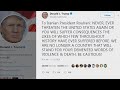 TRUMP RESPONDE PRESIDENTE DO IRÃ.