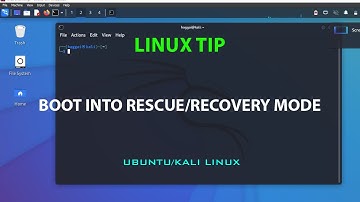 LINUX: Boot into rescue mode