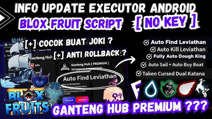 HYDROGEN NEW OP SCRIPT IN BLOXFRUIT NO CRASH NO ERROR!! - BiliBili