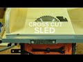 📌How to make a simple crosscut sled for table saw