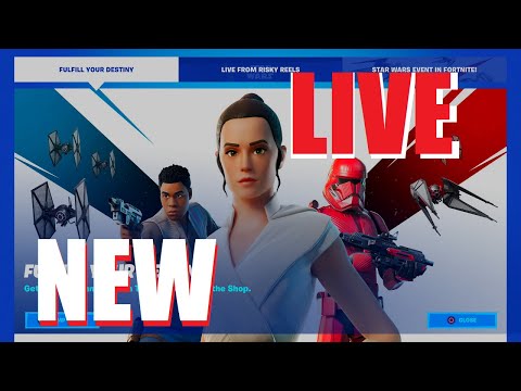 Video: Fortnite Live-arrangement Vil Premiere Star Wars: The Rise Of Skywalker-scenen