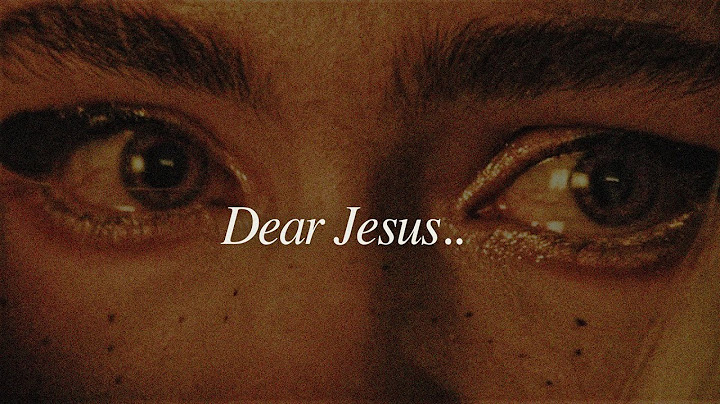 an apology to Jesus.