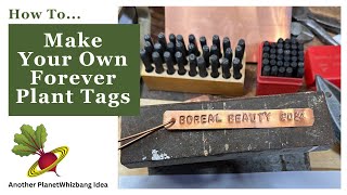 How To Make Forever Metal Plant Tags