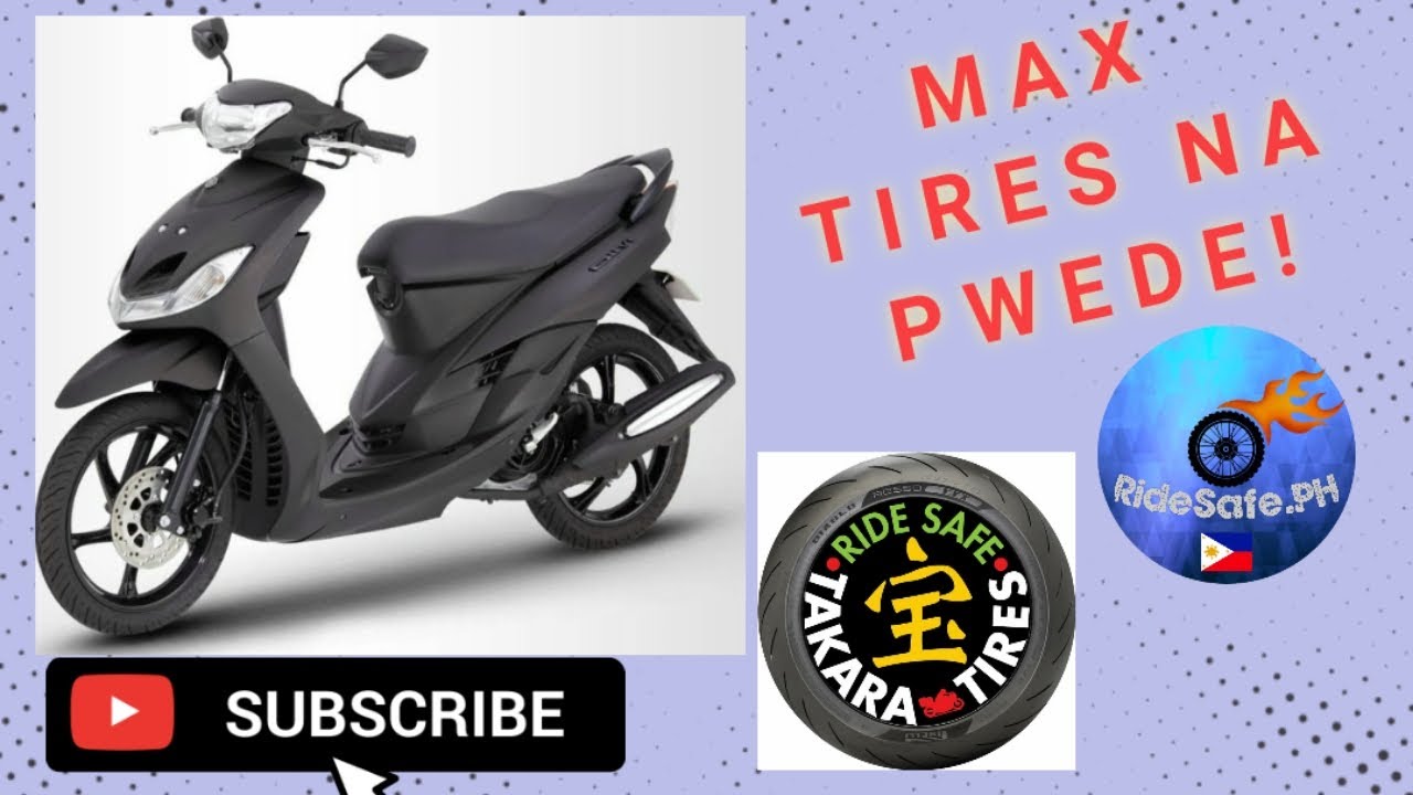 Maximum Size na Pwede kay Yamaha Mio Sporty YouTube