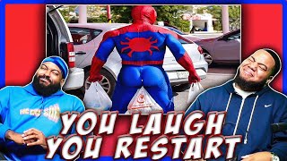 If you laugh, you have to restart, no 🧢 - (REACTION)