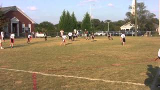 Game 6 Play 45 Halfback pass Brian tackles receiver