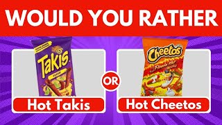 Would You Rather? Junk Food Edition  | Avocado Quiz