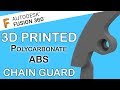 Practical 3D printing - Bike chain guard printed in AprintaPro's PC-ABS