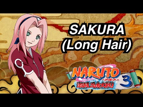 Naruto Gekitou ninja Taisen 3 Sakura (Long hair) Single player mode