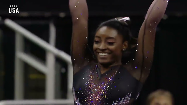 Simone Biles Stuns with New Triple Double on Floor Routine. #simonebiles #gymnastics