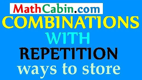 🖥Combinations with Repetition Storing Books problem ! ! ! ! !
