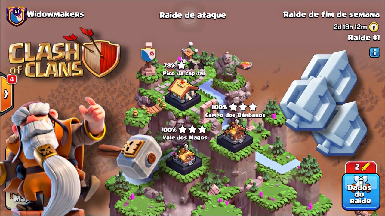 Começou mais uma temporada Clash of Clans ⚔️ A eterna batalha de