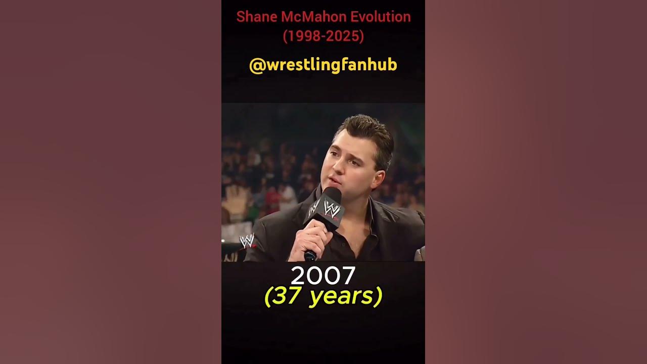 Shane McMahon Evolution through the Years #shanemcmahon - YouTube