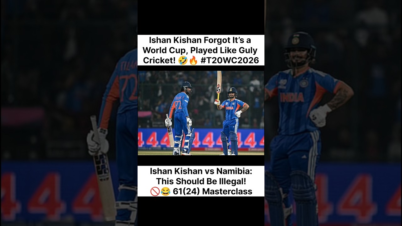 Ishan Kishan DESTROYS Namibia! 🔥 61(24) Highlights | T20 World Cup 2026 🇮🇳