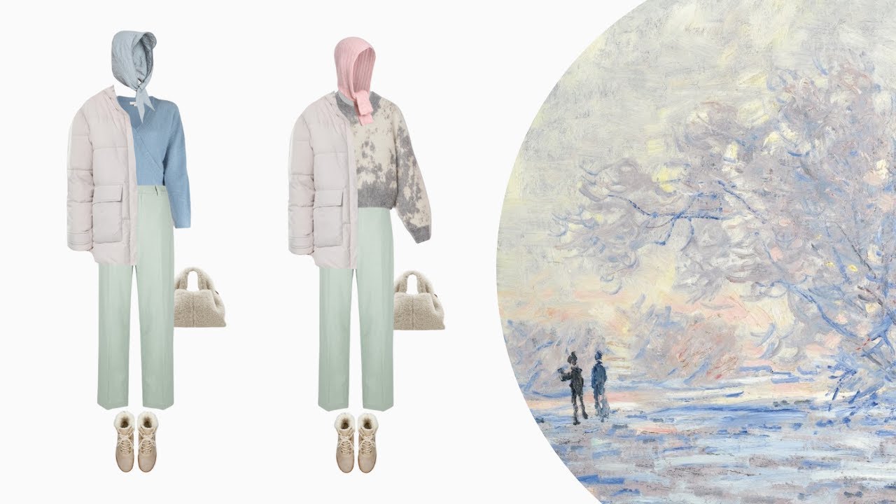 Claude Monet: Art-Inspired Winter Capsule Wardrobe - YouTube