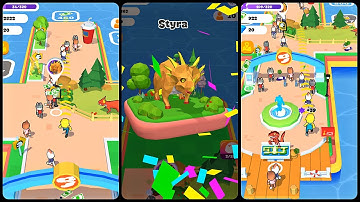 Dino Tycoon - 3D Building Game (Gameplay Android)