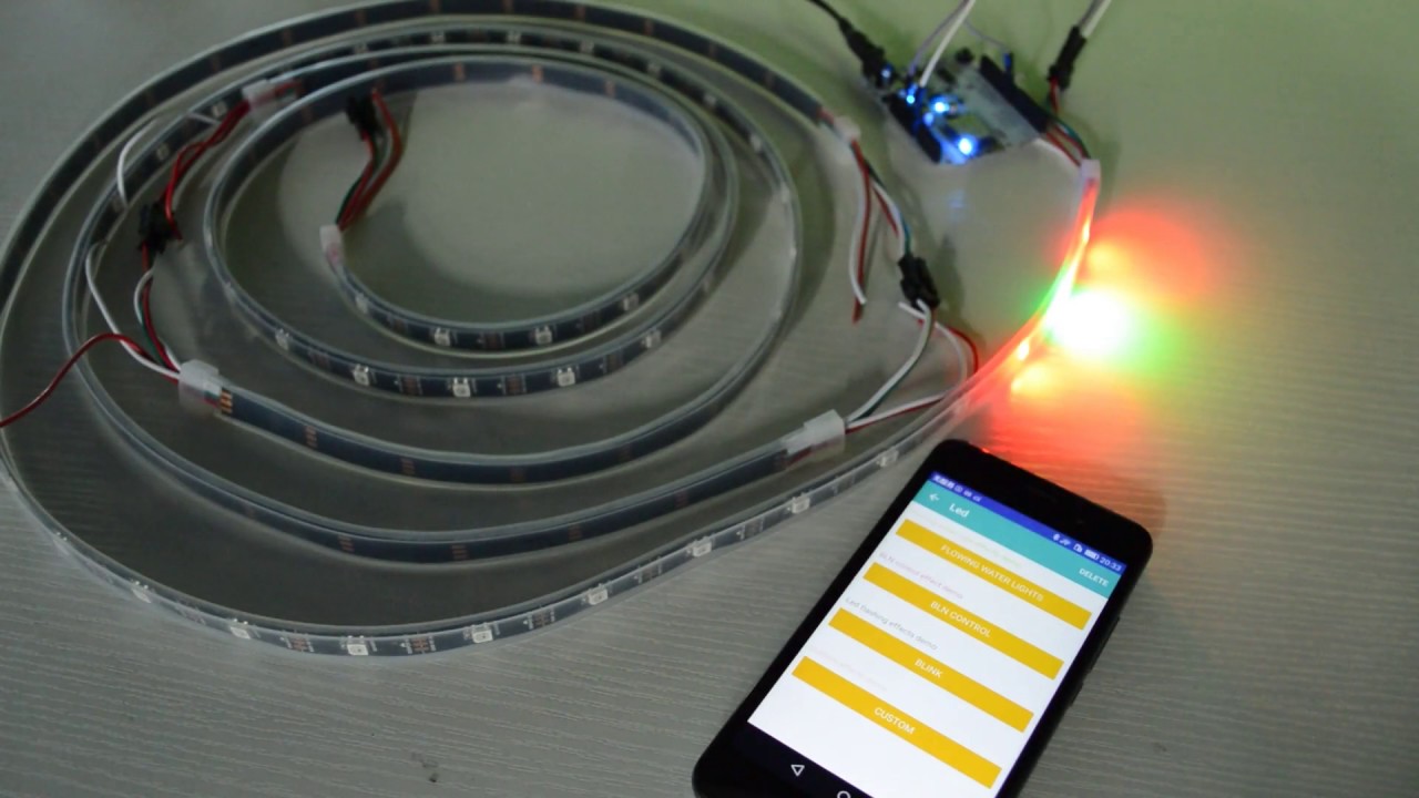 How to use Android app to control your LED strip - YouTube