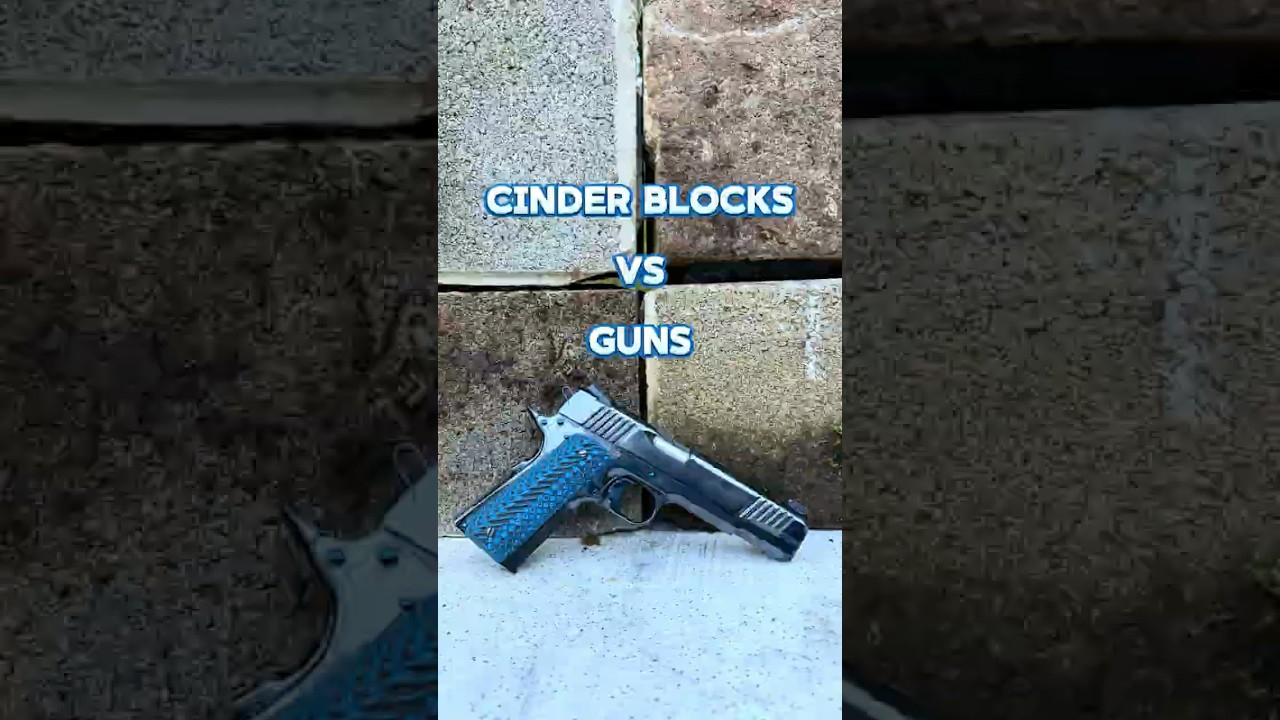 Проверка калибра - шлакоблоки