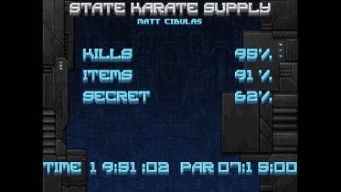 DOOM 2: BTSX Ep. 1 UV Pistol Start/No Saves - Map 20 (State Karate Supply) on PS4