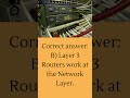 Only 10% Can Answer This CCNA Question! 🤔 | OSI Model Quiz | #shorts #networkingquiz