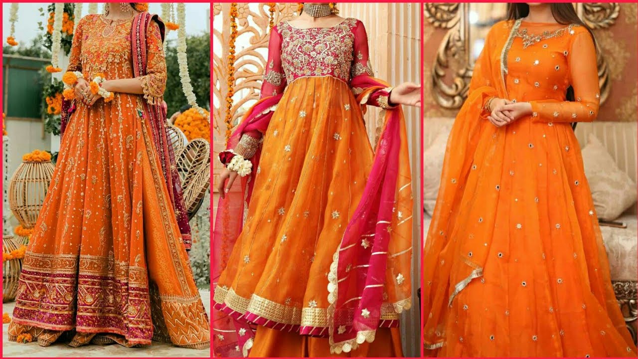 Pure Cotton Ikkat Dress Orange Colour (Size XXS(32) to Plus  Size(56))-Indiehaat – Indiehaat.com