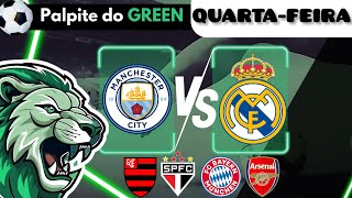 PALPITES DE FUTEBOL PARA HOJE 17/04/2024 (QUARTA-FEIRA)