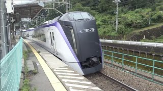 JR東日本E353系S116編成＋S201編成　特急あずさ5号松本行　初狩駅通過