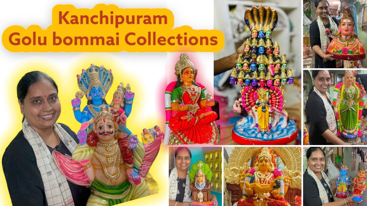 Overall golu bommai collections Kanchipuram | this year unique idols | 