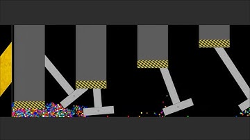 Shutter Crush 8 - Survival Combined Partical Worm Race in Algodoo