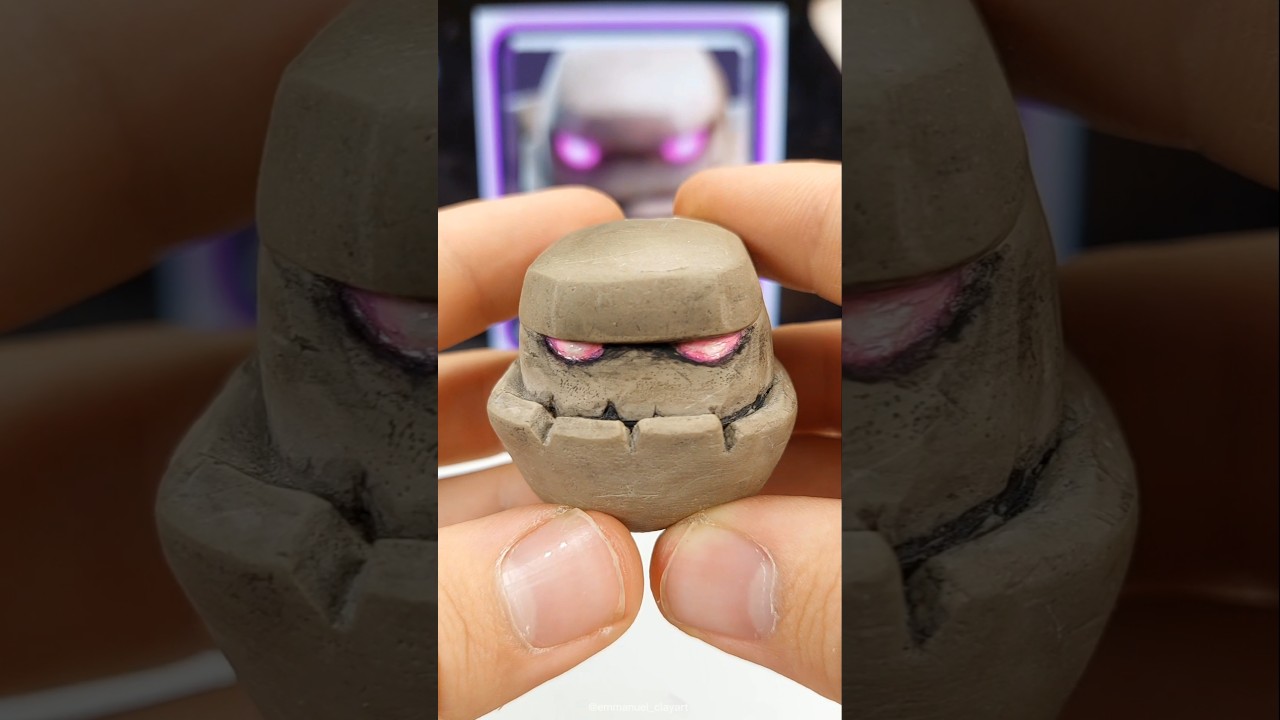 sneaky golem meme (clay art) 