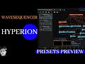 Tracktion software  hyperion v111  presets preview