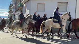 Celebración de San Antón 2023 en 4K. Valverde del Fresno