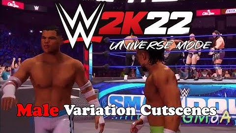 WWE 2K22 Universe Mode - Male Variation Cutscenes