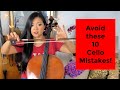 10 MOST COMMON Cello Mistakes for Cellists (Beginner Friendly)