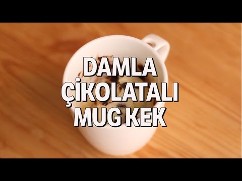 Damla Çikolatali Mug Kek Tarifi