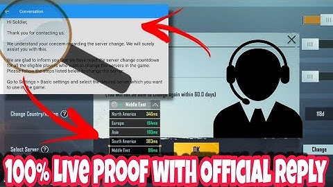 change server in pubg mobile | Fix Server In Pubg Mobile | PUBG