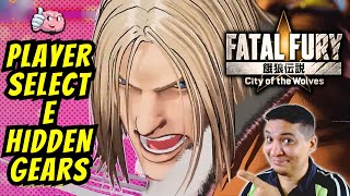 Tela de Player Select e Hidden Gears de Fatal Fury Cotw | Evo Japão 2024