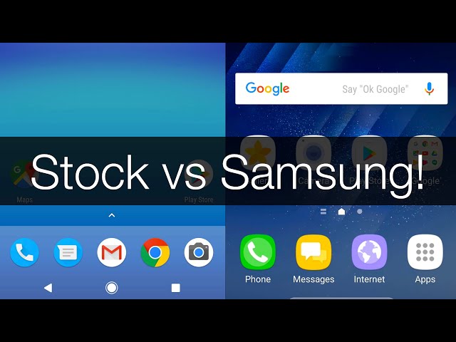 Android 7 UIs: Stock vs Samsung! class=