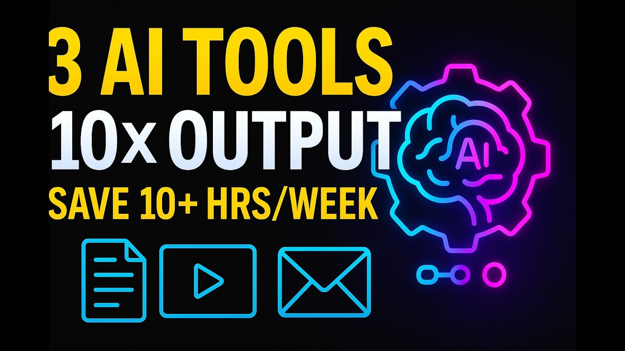 AI Marketing Tools 2025: 3 Apps to 10× Output & Save 10+ Hours