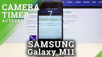 How to Adjust Photo Delay in Samsung Galaxy M11 – Change Camera Timer