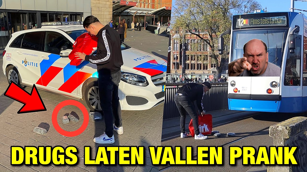 DRUGS LATEN VALLEN OP STRAAT PRANK!