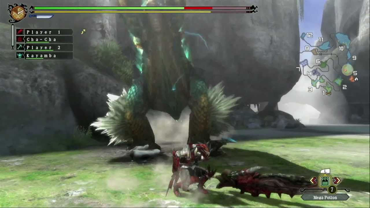 Monster Hunter 3 Ultimate (Wii U) Zinogre Gameplay Video