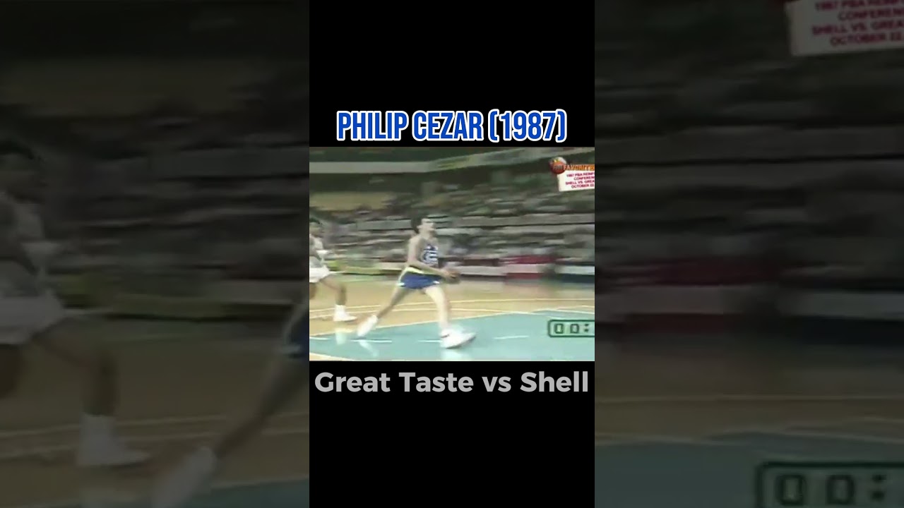 PBA LEGENDS: PHILIP CEZAR (1987) GREAT TASTE VS SHELL