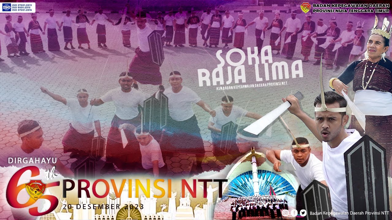 [Spesial HUT NTT ke-65] Tarian Soka Raja Lima | Badan Kepegawaian Daerah Provinsi NTT