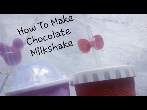 How To Make A Chocolate Milkshake!!!
