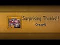 Surprising Thanks!! - Crazy:B [Instrumental Ver.]