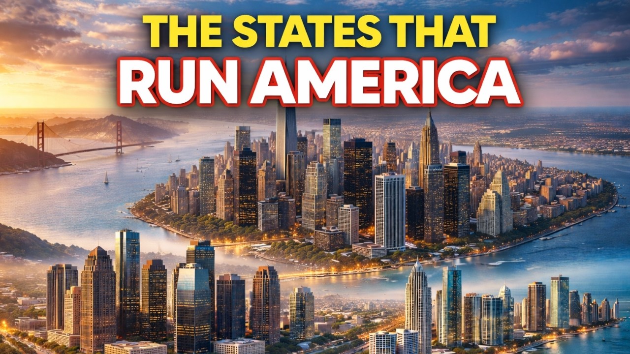 The RICHEST 10 States That REALLY Make America’s Money