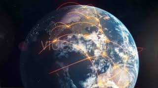Global Network - Orange | Motion Graphics - Videohive template