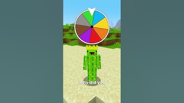 😱Minecraft, But I Can Only Touch Your Colors... #minecraft #shorts